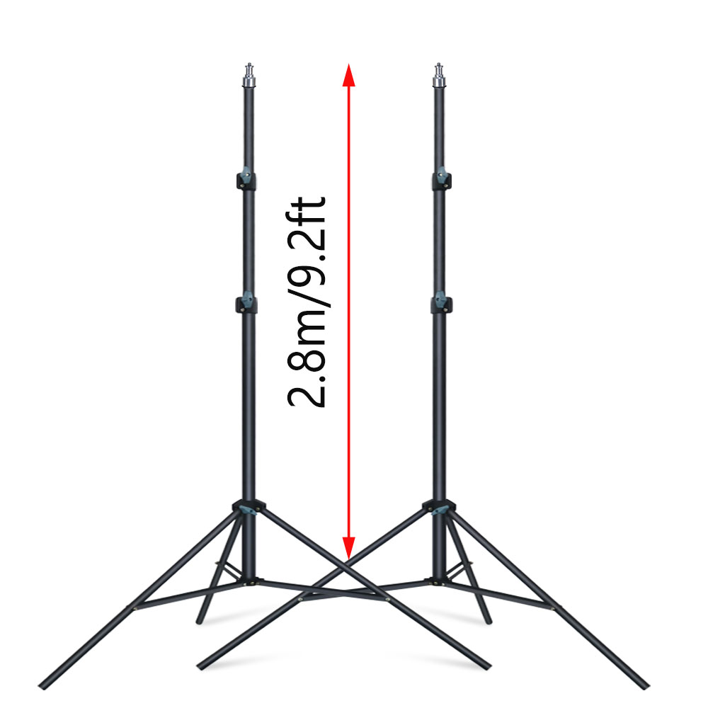 Portable high-quality 2.8m photography light bracket accepts private label photography accessories tripod bracket