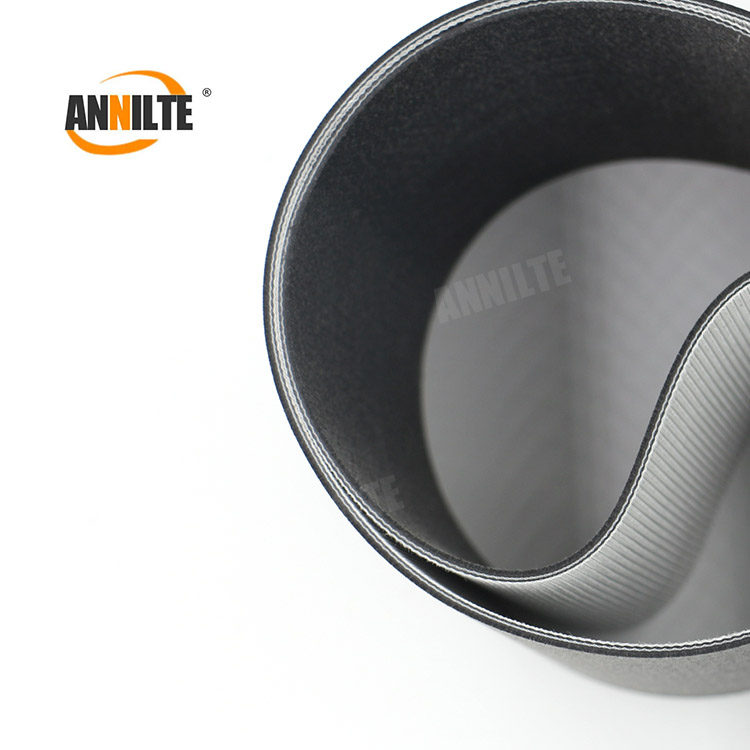 Annilte Low Noise High Efficiency Light Felt Conveyor Belt/black/5mm/rough top belt
