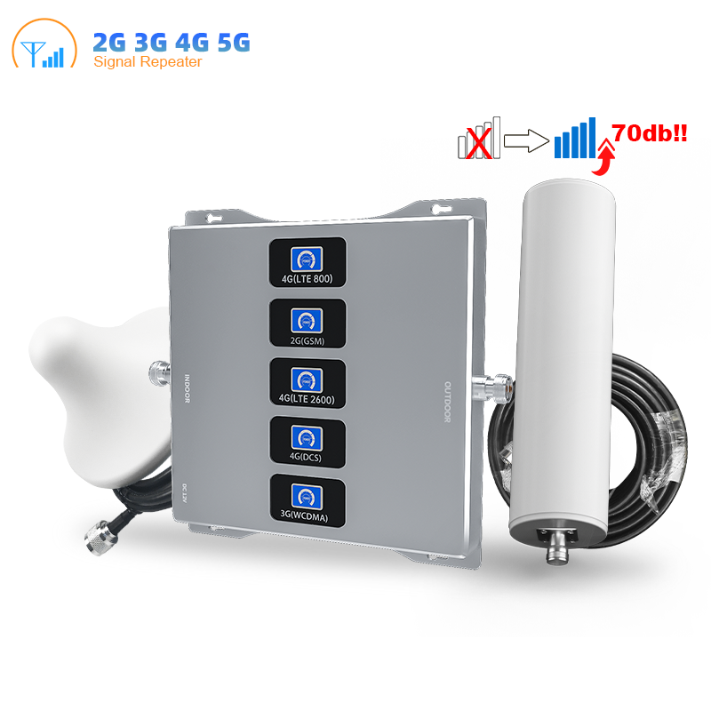 5-полосный усилитель мобильного сигнала 2g 3g 4g Lte 5G, усилитель мобильного сигнала для сотового телефона, Усилитель сотового сигнала, усилитель сигнала