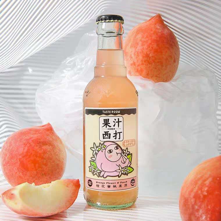 Вкус номер 3.8% vol персик яблочный 245 мл бутылка 1*24