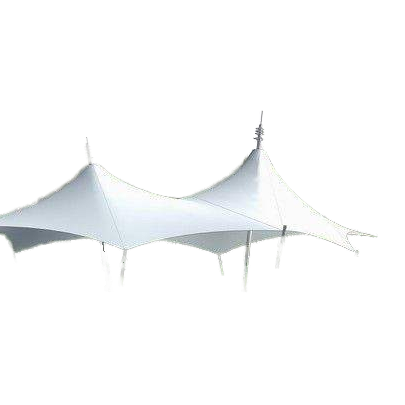 Modern Outdoor PVDF Tensioned Fabric Membrane Shade Roof for Gazebo Park Application PTFE Architectural Membrane Modern Design