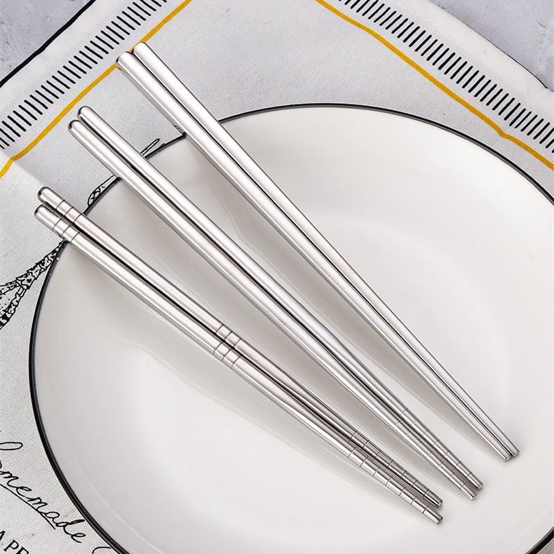 New Best Selling Products Custom Chopsticks Stainless Steel Chinese Baby Chopsticks