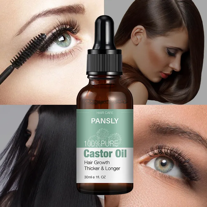 OEM Eye Lash Serum Supplier Brow Hair Growth Treatment Oil Jamaican Black Castor Oil