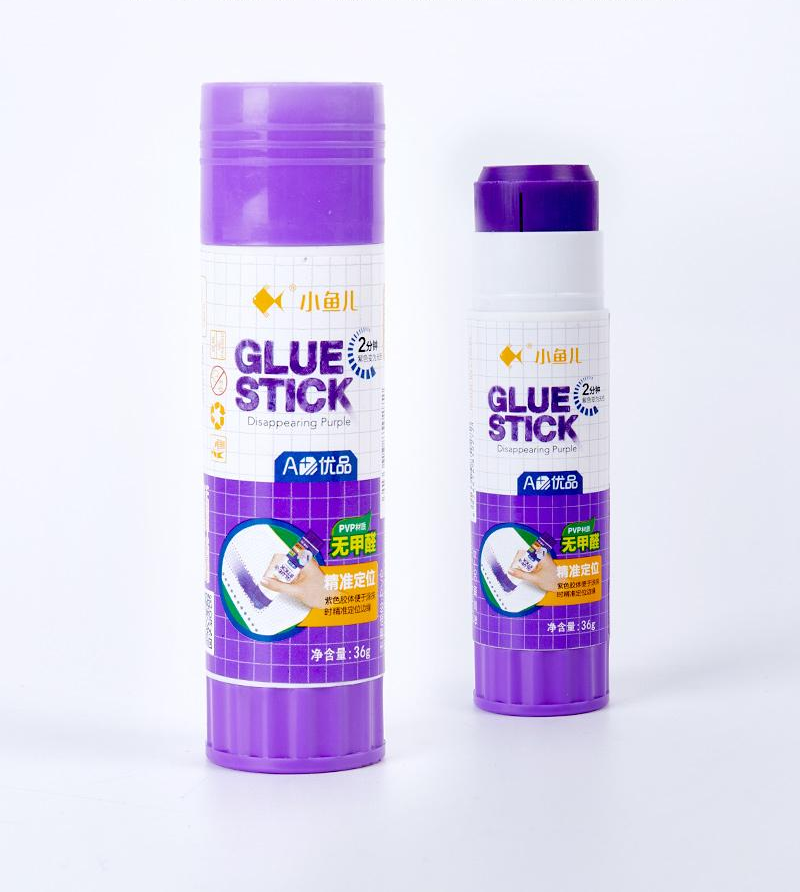High quality 36g solid purple glue stick school&office stationary glue stick for students