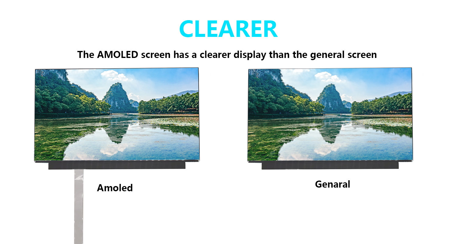 High contrast ratio oled monitor FHD 1920x1080 1080P Amoled dispaly 13.3 inch oled display screen