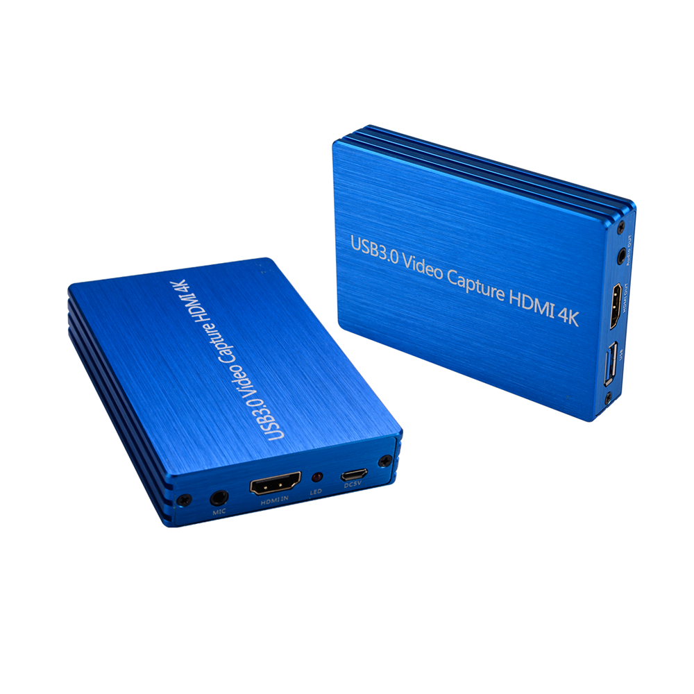 High Quality Factory Price Game Video Capture HD video Capture Card with USB 3.0 for live video broadcasting and recording