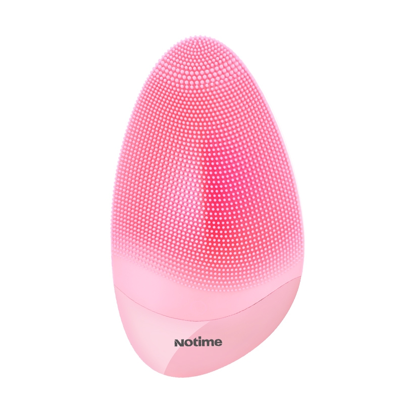 best spa skin massage heating vibration deep cleansing portable rechargeable facial sonic cleansing brush electric