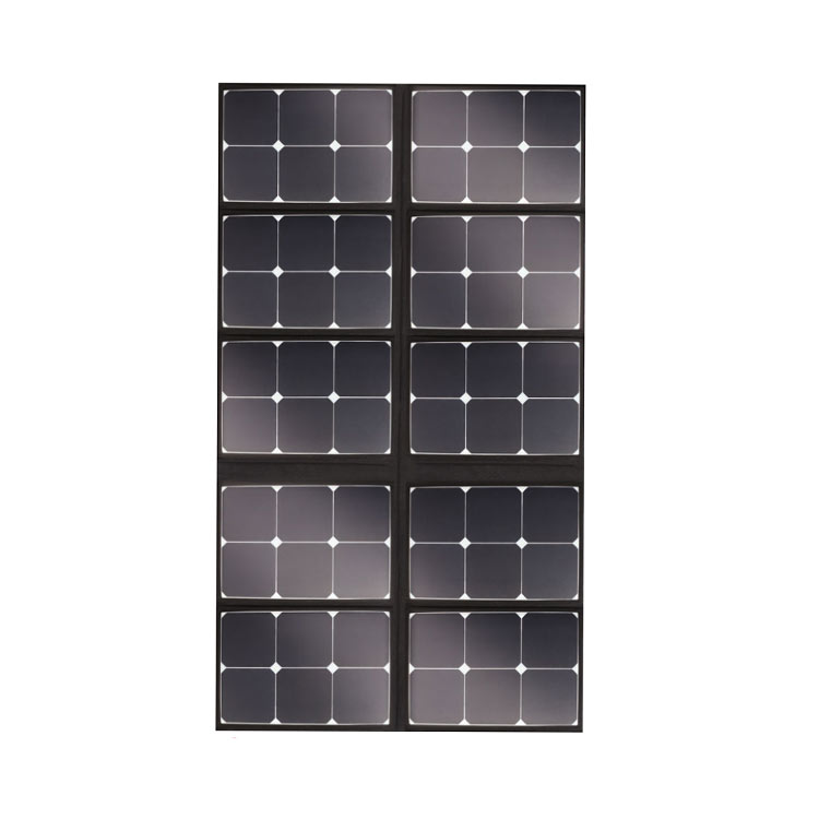 Hot sale 200W Solar Panel Foldable ETFE USB Type C For Outdoor Power Station Generator Military
