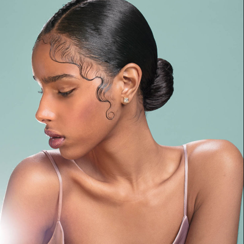 2021 Hot Template Sleek Edges Bang Baby Hair Tattoo,Long Lasting Baby Hair Edges Tattoo Sticker,Waterproof Tattoo Edge Baby Hair