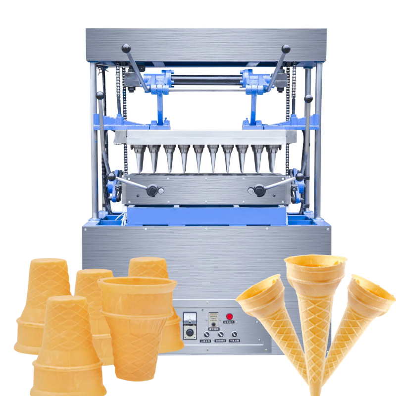 Industrial Semi Automatic Horn Torch Cup Waffle Ice Cream Cone Making Machine Commercial Ice Cream Cone Machine For Sale