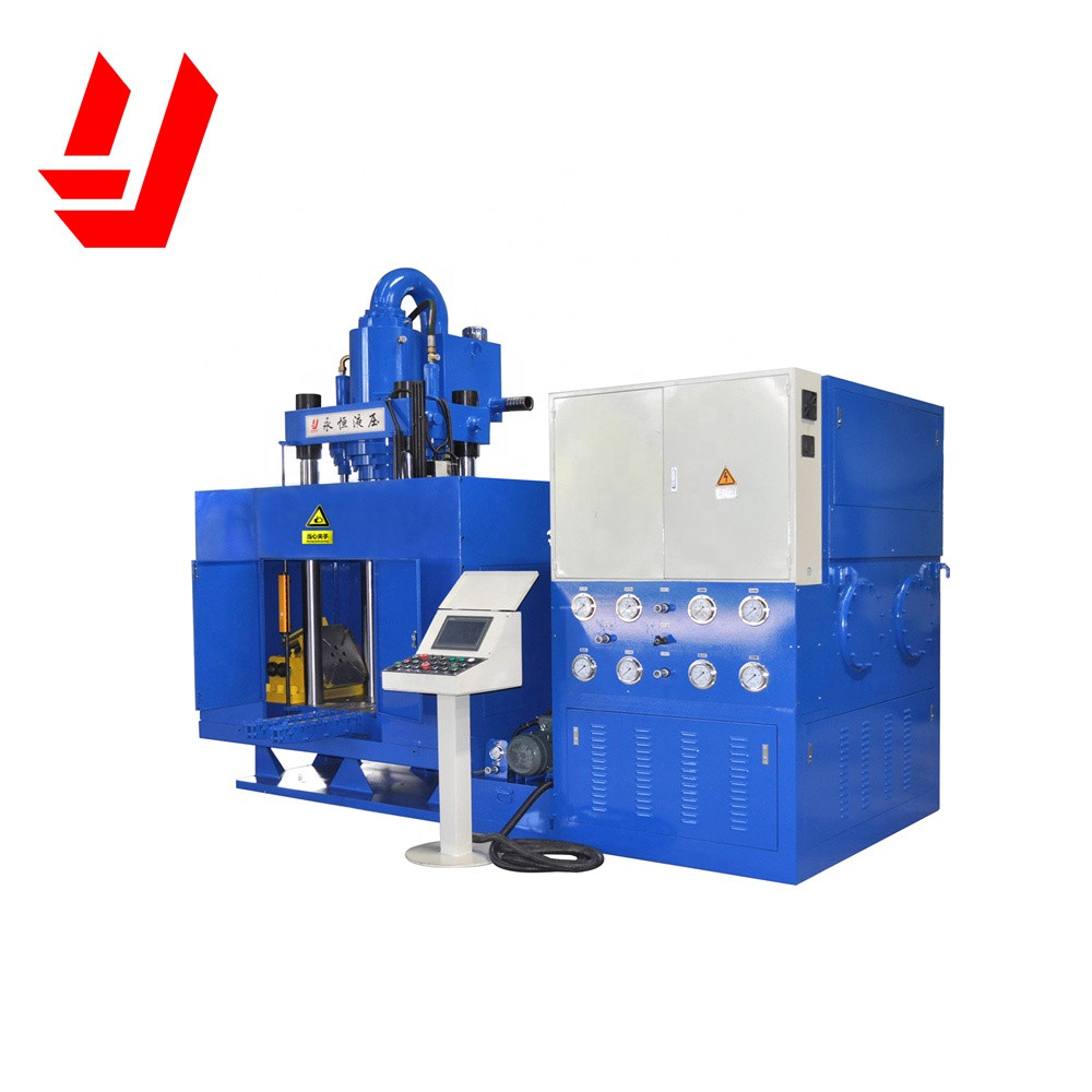 Yongheng Hydraulic High Speed 2100T Hydraulic Press With PLC Control Stainless Tube Tee Fitting Hydroforming Machine