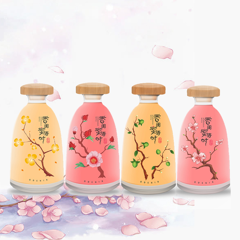 250ml red fruit wine sweet glass bottle