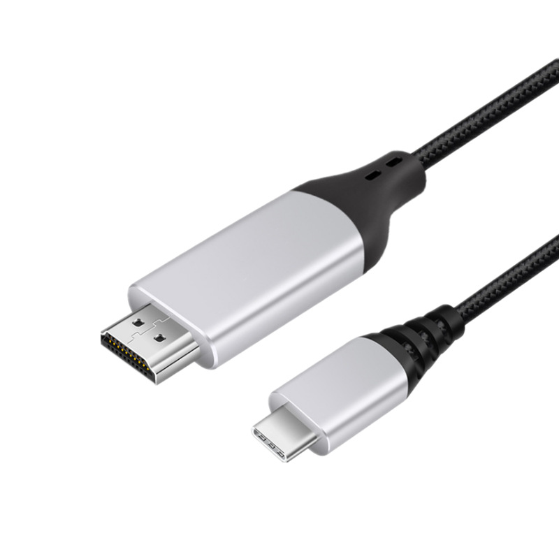 Оптовая продажа кабель-Переходник USB C на H-D 4K60HZ USB 3,1 кабель с разъемами типа C и HD-MI адаптер с поддержкой HDCP Совместимость для мобильных телефонов и компьютеров