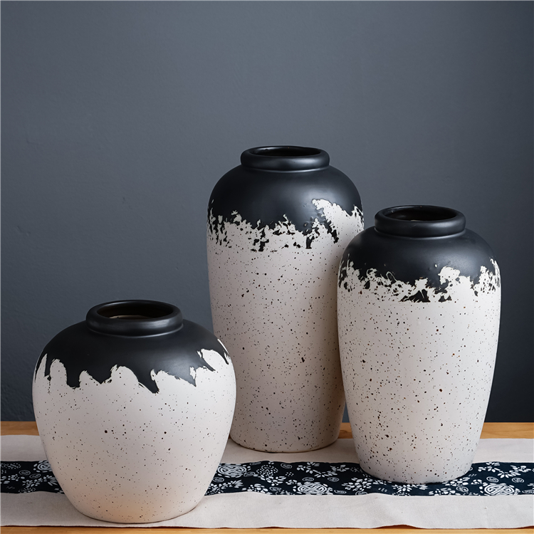 Home decoration vase craft ornament hotel decorative vase custom logo white ceramic flower vases for decor