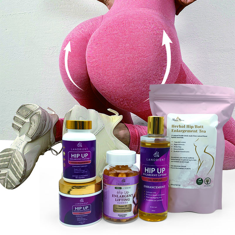 Big Butt Oil Ultimate Maca Hips and Buttocks Cream Oil Butt Enlargement Set Hip Up Gummies