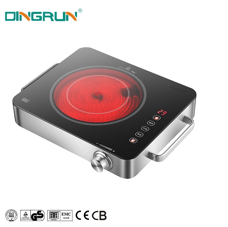 Portable 1 Burner Waterproof Infrared Cooker Hob Stove 2200W Electric Ceramic Induction Infrared Cooker