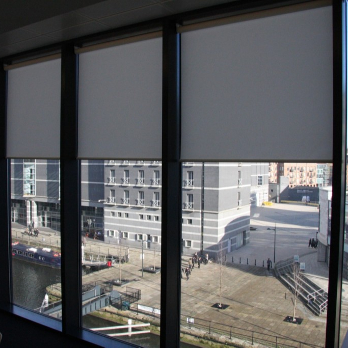 stock custom fiberglass waterproof curtain material fabric roll
