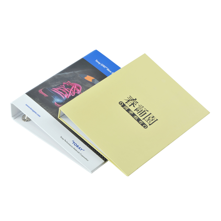 Custom Logo Rings 6A Binder Wholesale Paper Cardboard Cute File Document Folder
