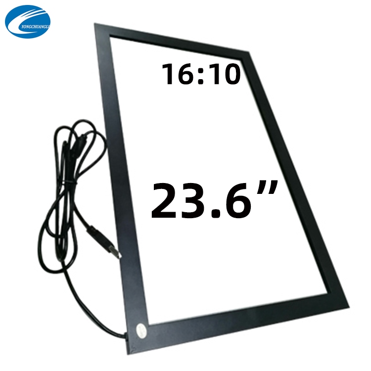 Factory Direct Sales 23.6 inch Smart Multi 10 points infrared touch screen IR frame with glass