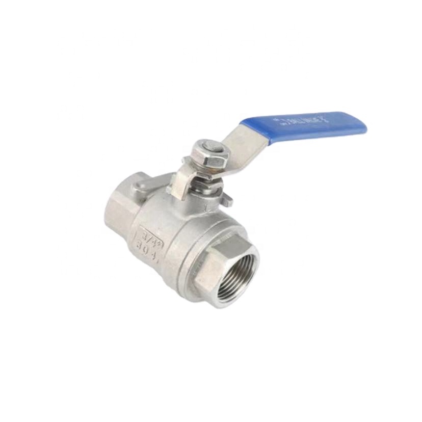 1pc butterfly hand stainless steel ball valve