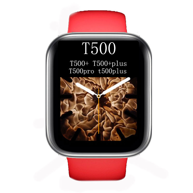 Смарт-часы T500 plus 1,75 дюйма, Смарт-часы reloj inteligente t 500 2021 t500plus серия 3D 6 pro hiwatch t 500