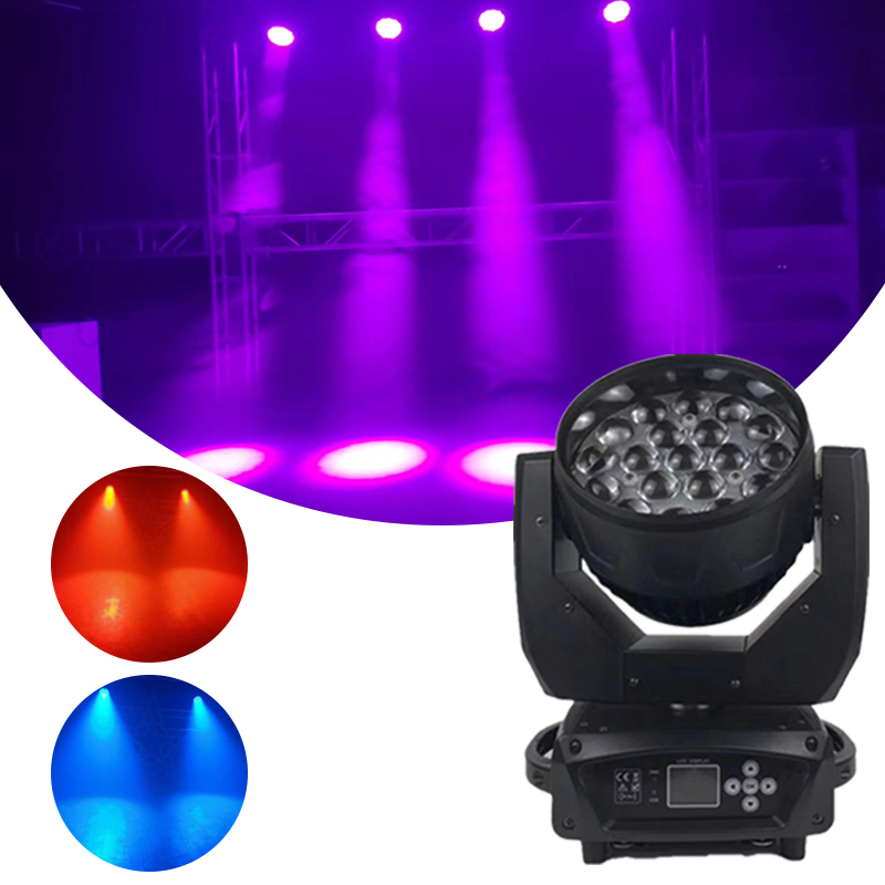 Grace 19*12W Aura LED сценическая система освещения Zoom Moving Head