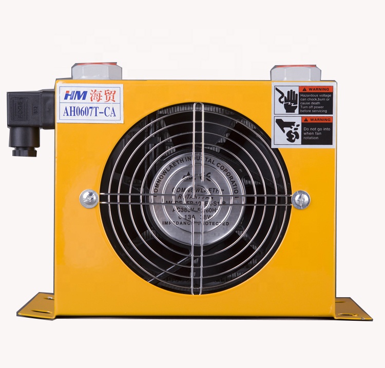 shandong factory hydraulic air-cooled oil cooler radiator per min flow aluminum heat exchanger price list