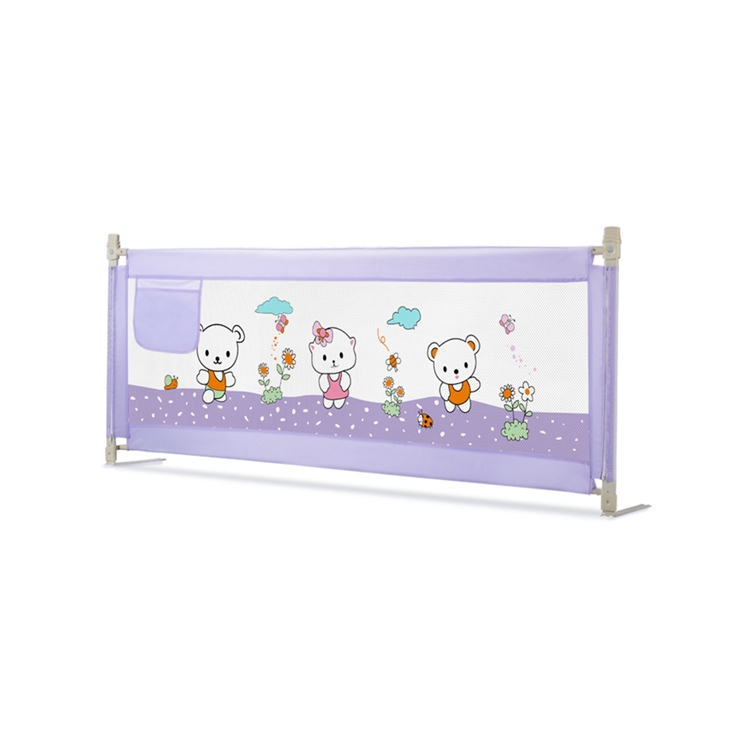 Elegant Appearance Cute Cartoon Pattern Baby Bed Safety Protection Guard Rails