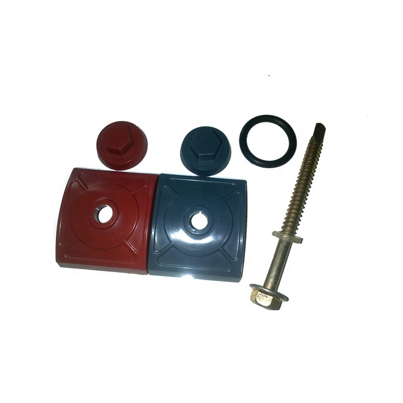roofing tools ASA PVC Roof Sheet Waterproof Hat for Fixing Roof Tiles Screw
