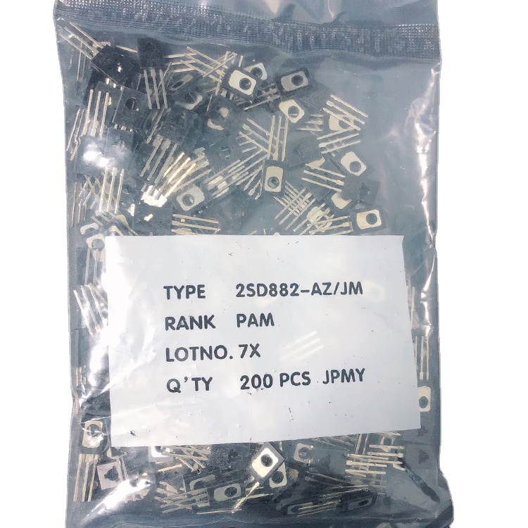 ТРАНЗИСТОР DIP 2SD882 AZ JM TO126 SOT32 полупроводник 40 в 3 А транзистор NPN Silicon 3Pin 200 шт 2sd882 транзистор