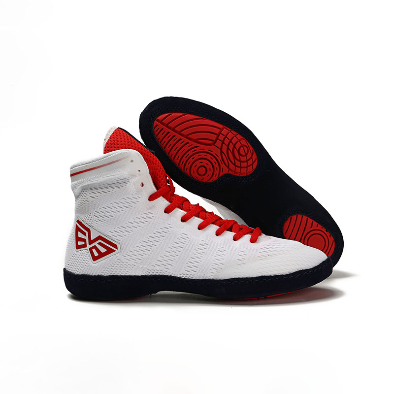 High Top Custom Wrestling Shoes Men and Women Factory Directly sales soft breathable Non slip Fighting Box shoes