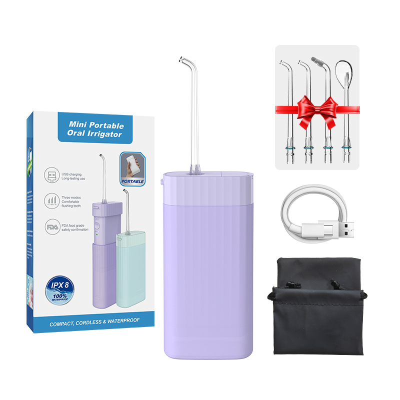Portable Dental water flosser oral irrigator Ultrasonic Electric Tooth Cleaner waterproof IPX7 oral irrigator for Office worker