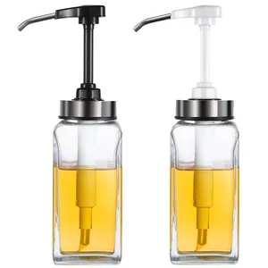 Premium durable material 300ml glass bottle honey jam press bottle