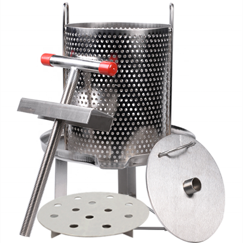 Beekeeping equipment of small wax press machine from China wholesaler Honey press machine