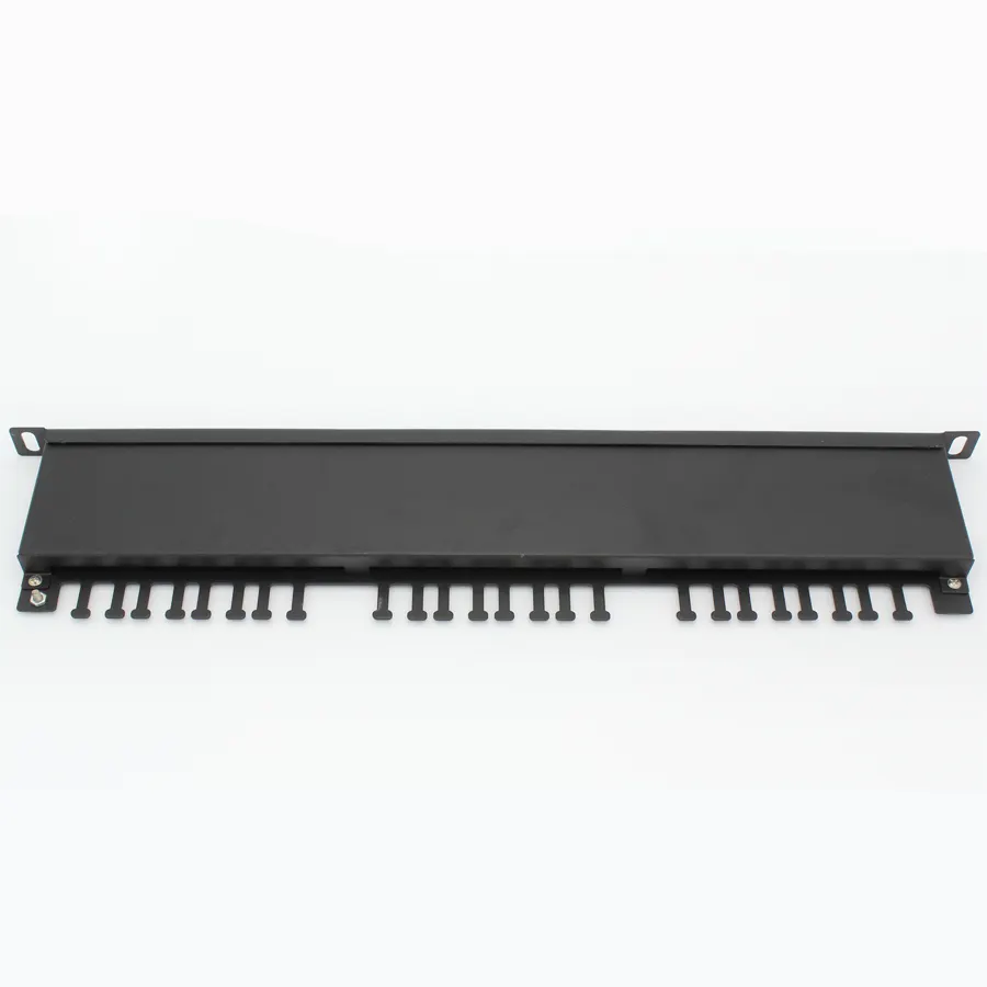 Новый продукт 0.5U Cat 5E 24 порта коммутационная панель Keystone Utp Rj45 коммутационная панель 48 портов со светодиодным индикатором