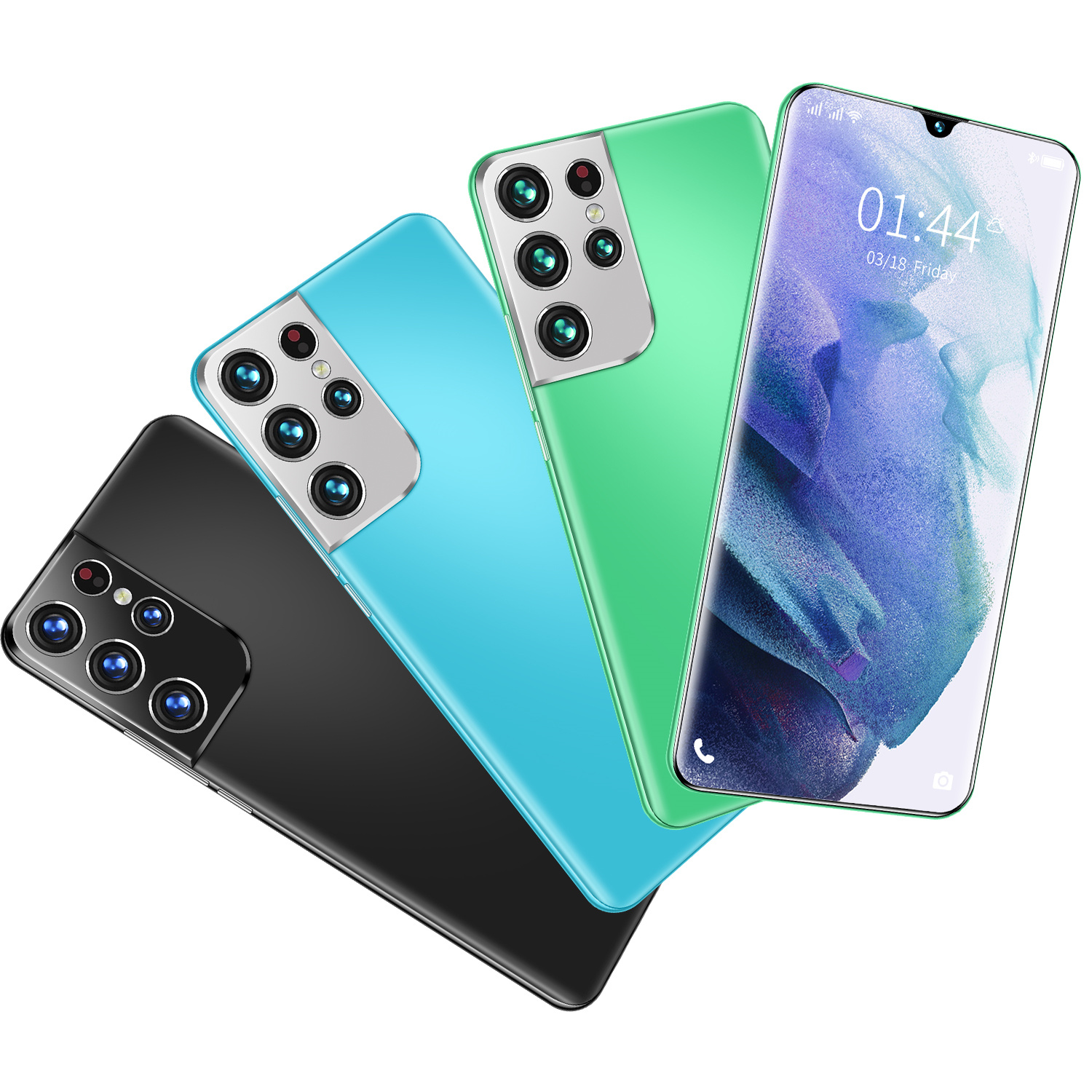 Android 11.0 Deca Core S21 Pro+ Phone Dual SIM 5G 6.7 inch Smartphones 16GB+512GB Mobile Phone