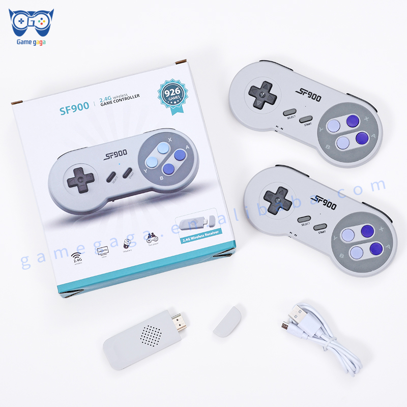 SF900 4K HD 32 bit Classic Retro Game Box Video Game console Player for SNES