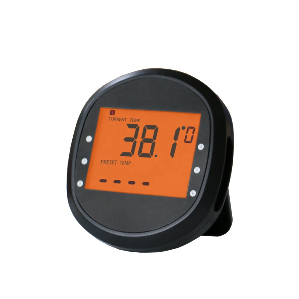 Long Range Meat Thermometer Wireless Grill Thermometer with Dual Probe Smart Rechargeable BBQ Thermometer
