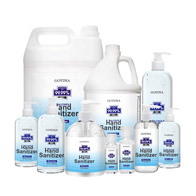 Gotdya OEM изготовленный на заказ 300 мл 500 мл жидкое мыло для рук гель Sanitiser антибактериальные ополаскивания Бесплатный 75% алкоголя гель дезинфицирующее средство для рук