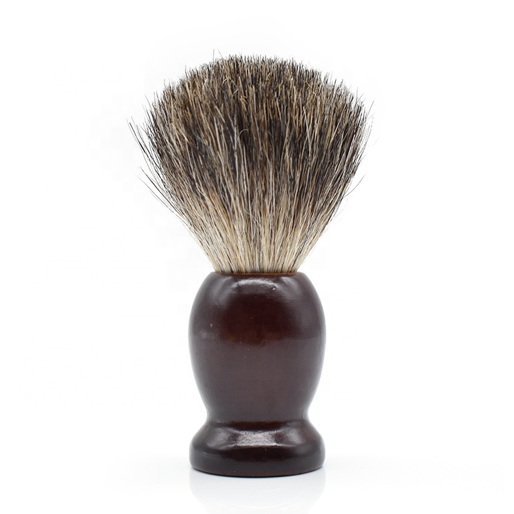 Hot sale wooden handle cosmetic brush portable facial cleaning brush for neck