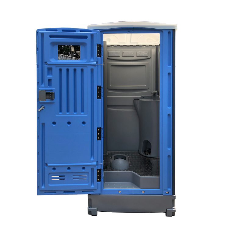 Outdoor public prefab portable toilet for construction site plastic squat toilet room for sales