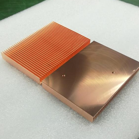 Customized Copper / Brass Heat sink , High power radiator
