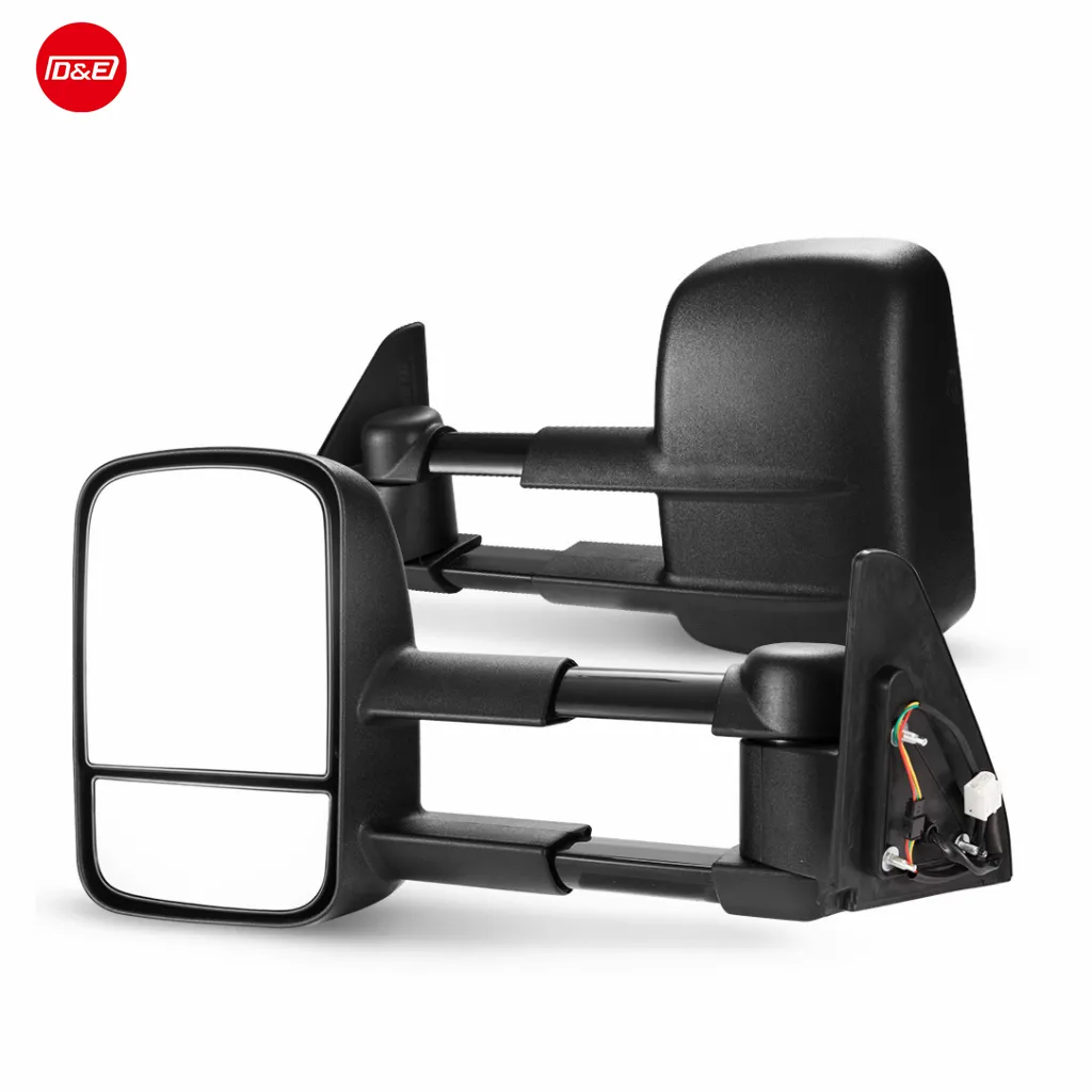 VATM028A ABS Pair Extendable Towing Mirrors for Toyota Prado 120 Series Wagon 2003-2009