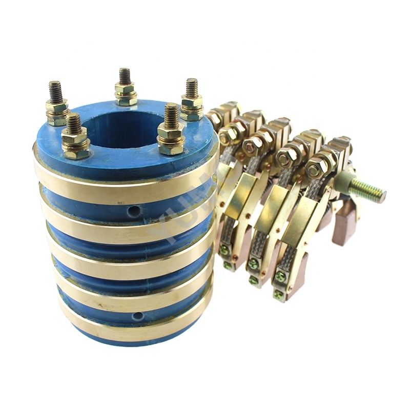SR60X120X138-5rings традиционные угольные щётки, а также смазывайте механизм через отверстие скольжения кольцо с большой держатель