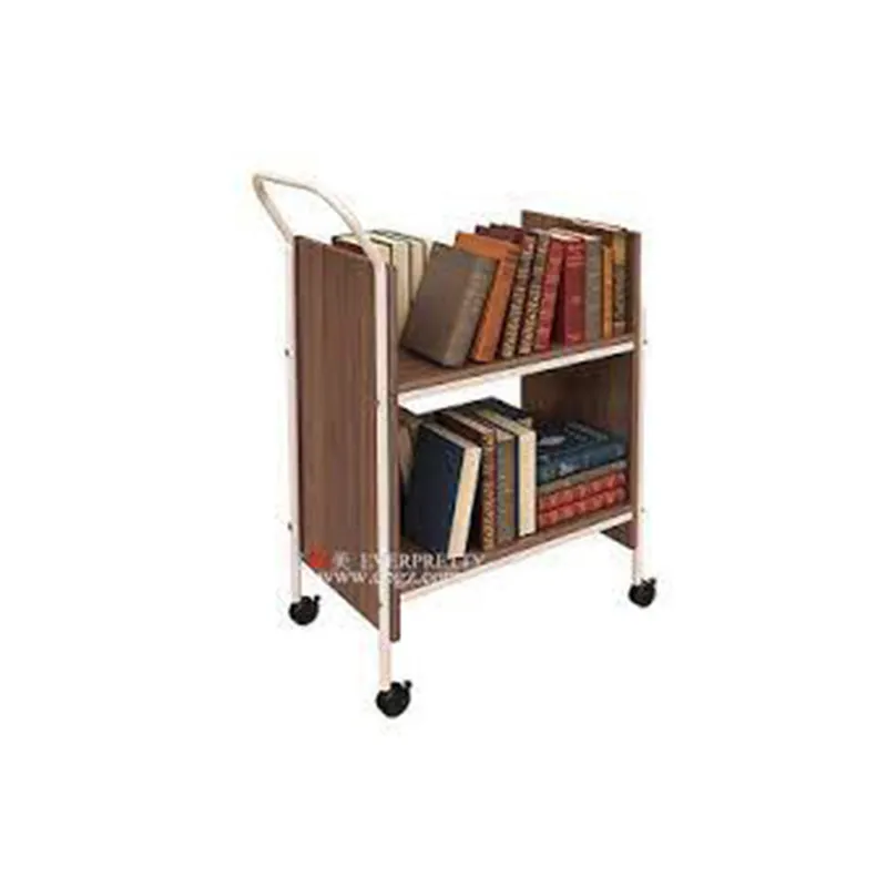 library equipment book wood sales cart