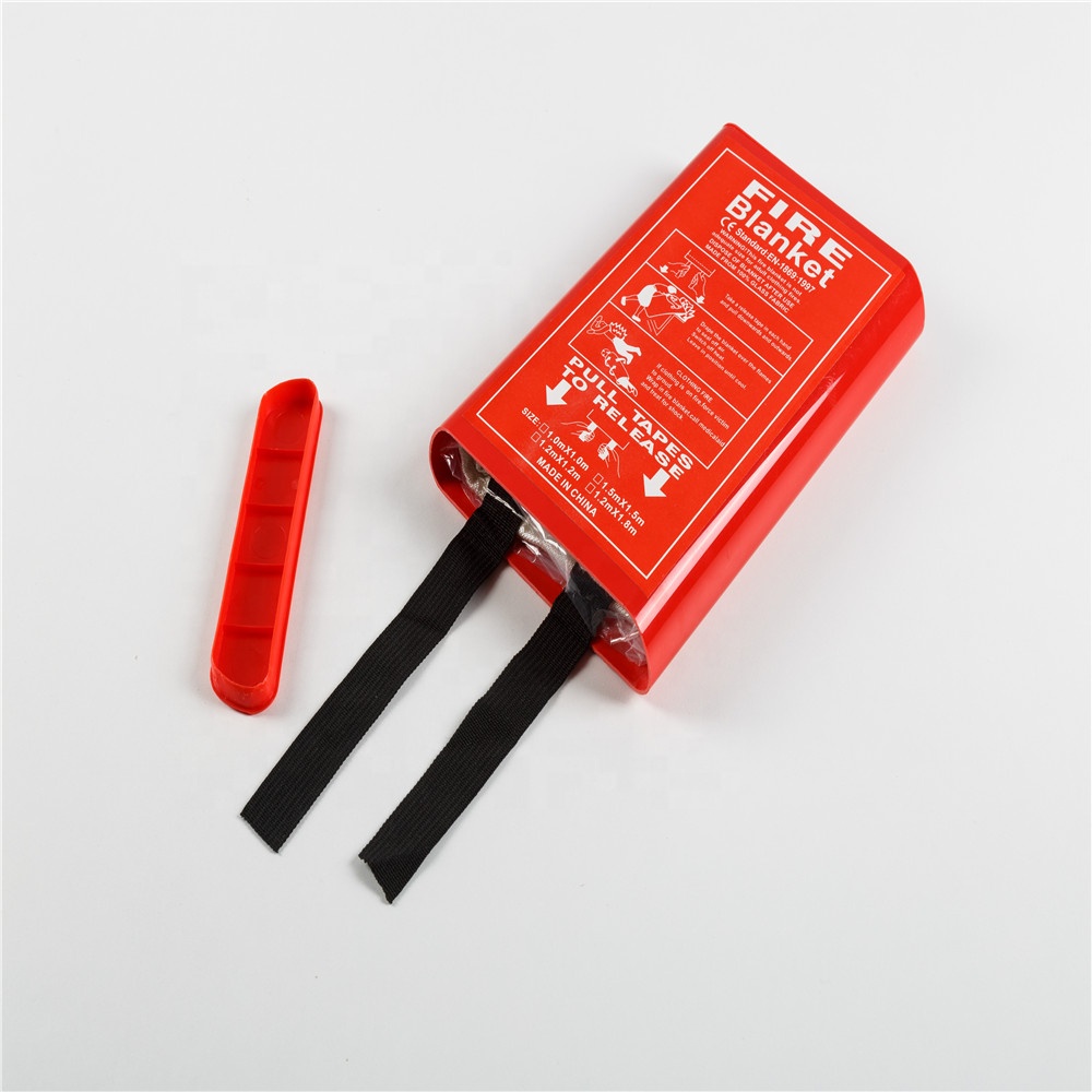1m x 1m High performance fire fighting self rescue equipment fire blanket