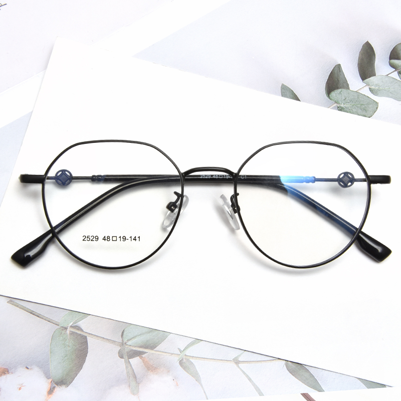 High Quality Fashion Metal Eye Glasses Female Optical Frame Glasses 2021