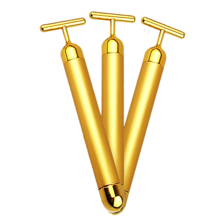 Домашний Массажер для лица 24k Gold Beauty Bar