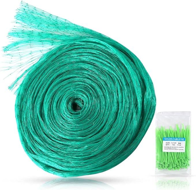 Bird Netting for Garden Protect Vegetable Plants Plastic Trellis Netting for Birds, Deer Squirrels and Other Animals