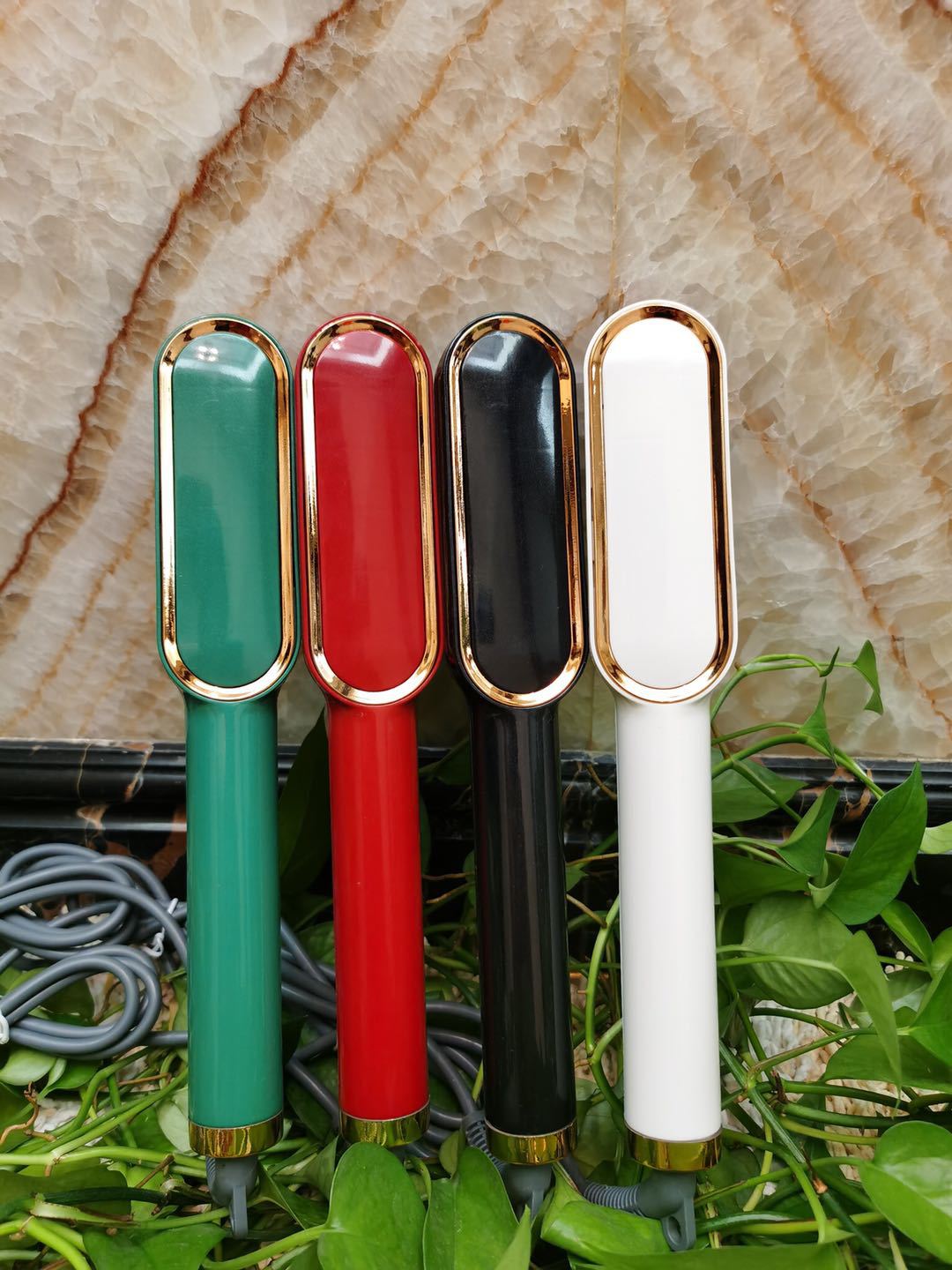 Выпрямитель для волос с USB-зарядкой, подходит для семьи и парикмахерской, прямая расческа для волос
